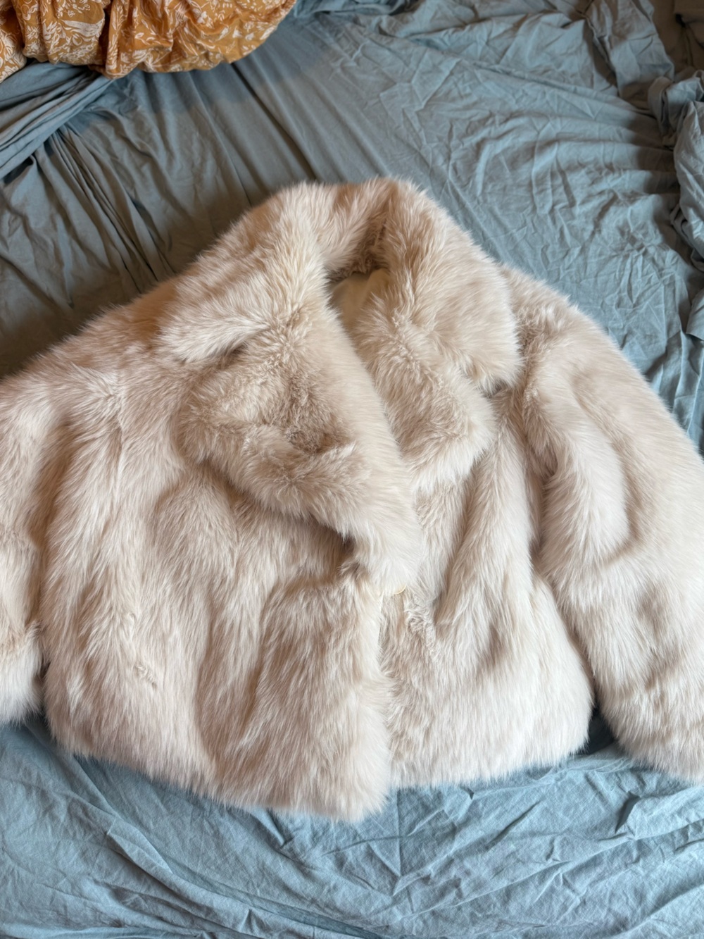 Banana Republic Plush Teddy Jacket in Blush